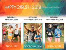 Tablet Screenshot of happygirlsrun.com